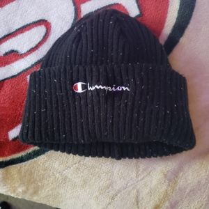 Champion beanie.
